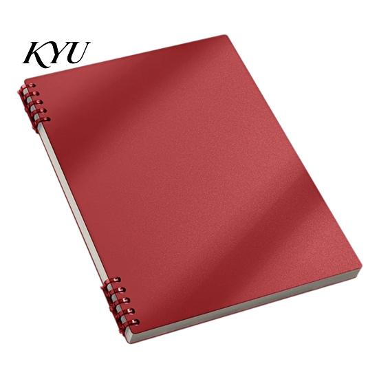 Agenda Notebook A5 Spiral Notebook, Lined /Horizontal Grid/Blank Inner Page, Flat Lay Journal for Notes Morandi Solid Color Cover Sketchbook
