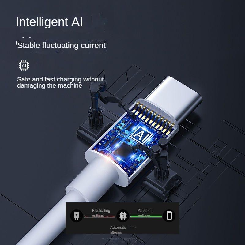 Кабель для быстрой зарядки USB-C — USB-C, кабель Type-C мощностью 60 Вт, для IPhone 15, iPad, Samsung Galaxy, планшетов, ноутбуков, 3,3 фута/6,6 фута.