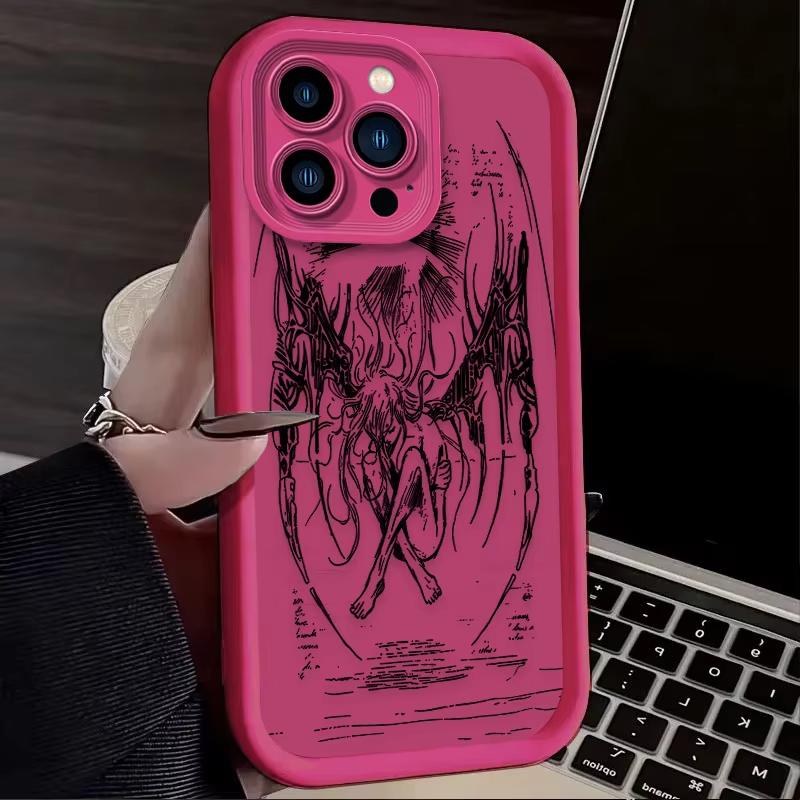 Ретро Богиня Панк Ангел Чехол для Телефона Для iPhone 17 Air 16 e 15 14 13 12 11 Pro Max Plus Mini SE 2020 2022 Funda Coque