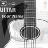 1PC Custom Name Guitar Art Automatic Folding Umbrella Compact Travel Umbrella for Men & Women, Ideal Gift for Christmas, Birthdays, Halloween