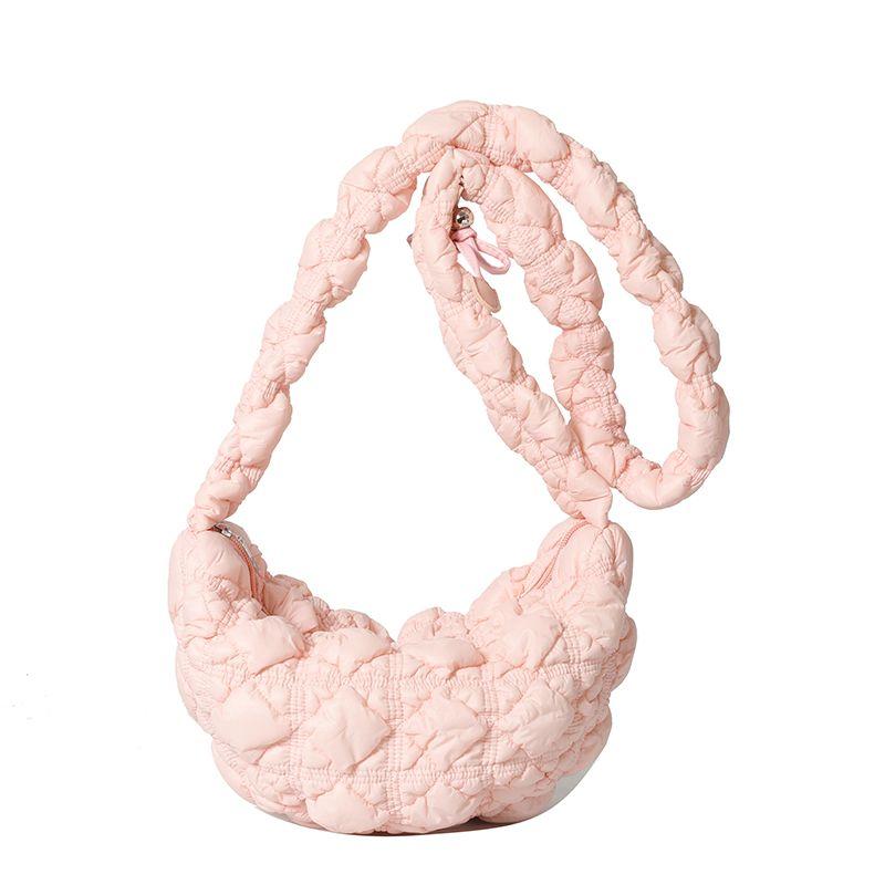 Сумка-тоут High Looks Korean Lightweight Cloud Bag на одно плечо, плиссированная универсальная сумка-тоут с креплением под мышкой, сумка-пельмень в стиле Forest Style