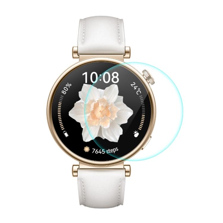 Hat‑Prince 0.2mm 9H Tempered‑Glass Screen Protector Compatible with Huawei Watch GT 4 41mm, Watch Screen Film, Film Only