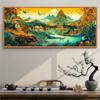 5D Diamond Painting Full Diamond Penglai Fairland Million Cranes Pilgrimage Map Cross-stitch Mosaic Art New Style Living Room Scenery Diy Decoration
