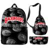 Backwoods Large Capacity Junior High School Student School Bag Lightweight Simple Travel Bag Polyester Backpack