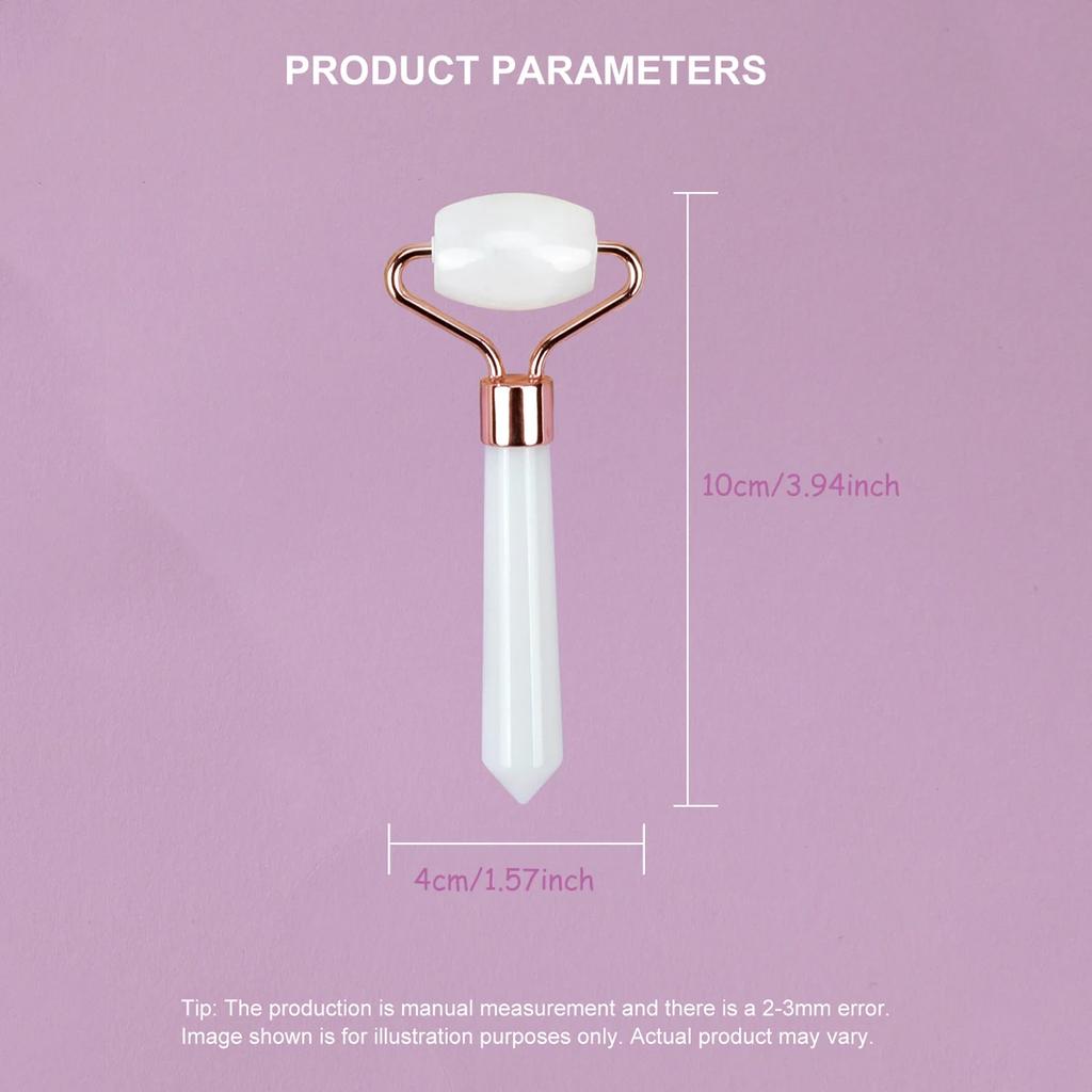 Натуральный нефритовый массажер-ролик для глаз, массажер для лица, инструмент для ухода за кожей, массажный инструмент, мини-портативный массажер для тела и глаз, ролик для лица