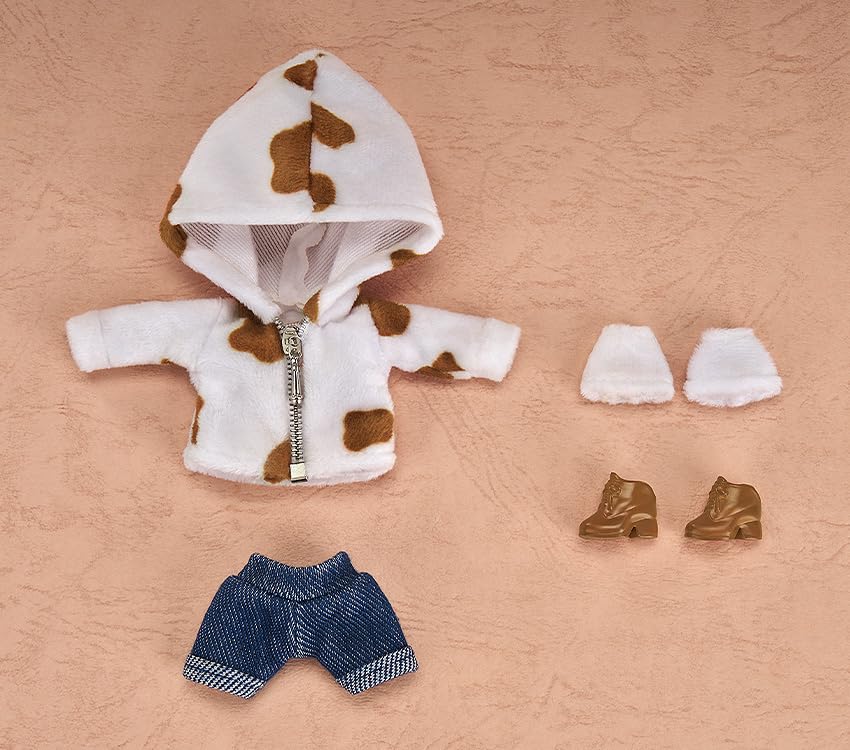 Good Smile Arts Shanghai Набор одежды для кук Nendoroid, Животный Худи, Магнит, Пластик, Полный набор Фигурок (Кофе молоко) - Ткань, и - Предварительно окрашенный