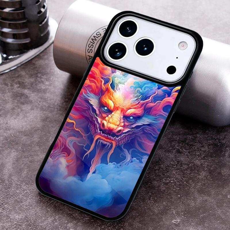 Чехол для телефона с драконом для iPhone 17 16 15 14 13 12 11 Pro Max Plus 17Air Мягкий силиконовый чехол