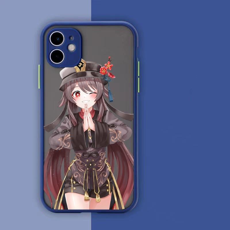 Чехол для телефона с милой девушкой Ху Тао для IPhone 14 13 12 11 Mini Pro Max XS X Max XR 8 7 Plus SE 2022, цвет кожи, чехол для телефона