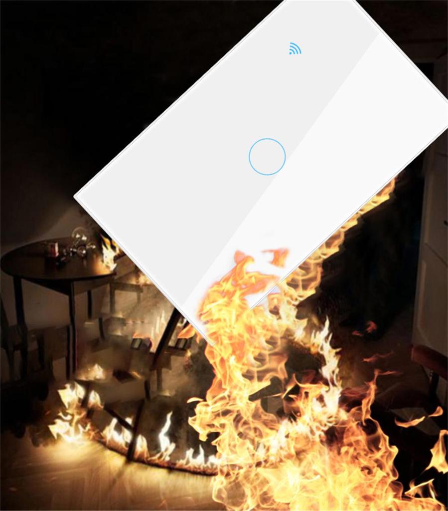 1/2/3/4-канальный Wi-Fi умный выключатель со стеклянным экраном и сенсорной панелью, голосовое управление, беспроводные настенные выключатели, пульт дистанционного управления с нейтральным проводом