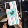 Rainbow Gradient Love Phone Case for Samsung A54 A57 A37 A17 A14 A15 A12 A24 A34 A55 A35 A25 A52S A07 A05S A04S A22 A32 A72 Gala
