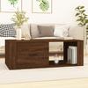  Coffee Table, Brown Oak 100x50.5x35, Wood-based Material