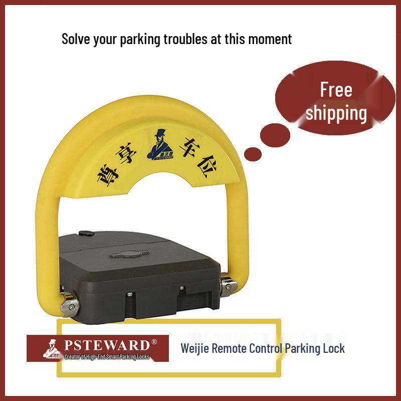 Smart Aluminum Anti-Theft Parking Lock with Remote Control – Waterproof and Collision-Resistant for Home and Community Use