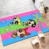 Powerpuff Design Area Rug Personalized Name- Non-Slip, Soft & Cozy Floor Mat for Living Room, Office - Indoor/Outdoor Carpet