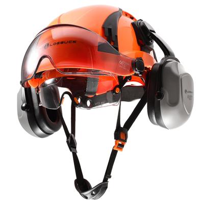 Защитный шлем LOEBUCK с двумя солнцезащитными козырьками и защитой ушей 30 дБ