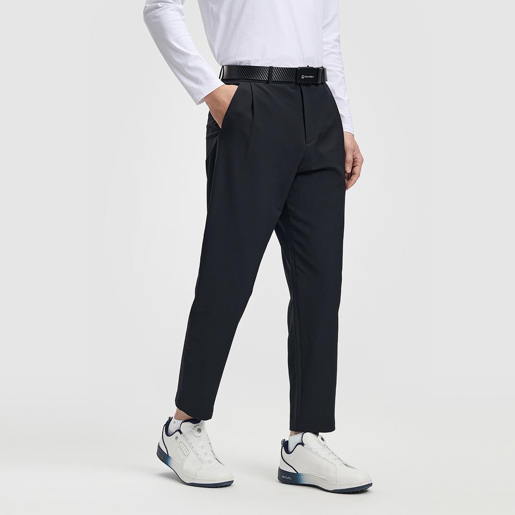 Fila Серия Гольф Модные Простые Спортивные Гольф Универсальные Удобные Прямые Плетеные Повседневные Брюки Мужские низ Глубокий-Черный A11M615801FBK