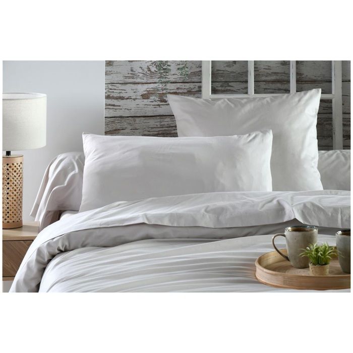 Taie De Traversin - Elysee - Percale De Coton - 45 X 185 Cm - Certifié OEKO-TEX®