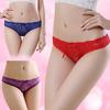 Women Sexy Lace Hollow V-string Briefs Panty Thongs G-string Lingerie Underwear