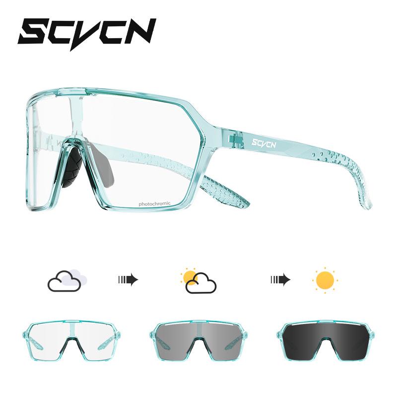 SCVCN Photochromic Cycling & Outdoor Goggles - Windproof & Sandproof