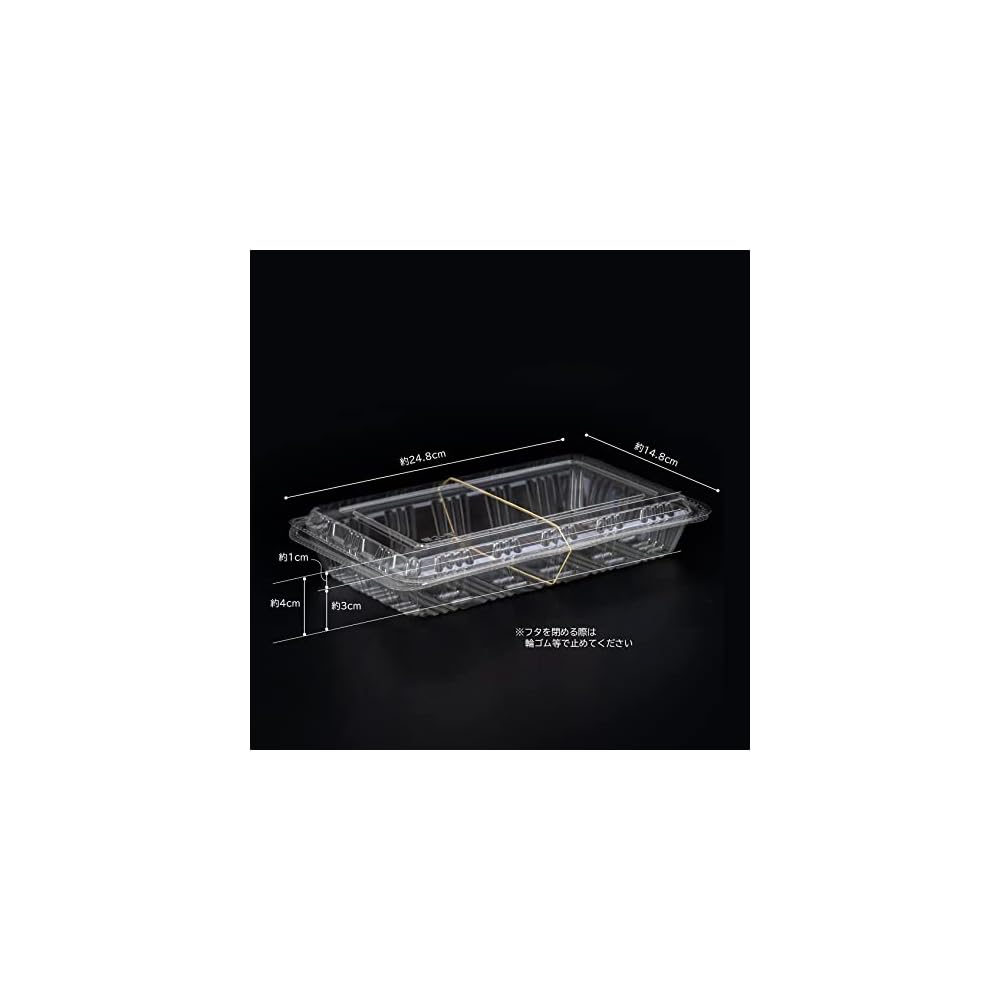 RISU Food Pack Clear Pack Extra Large 100 Packs (148cm W x 248cm D x 3cm H) Made in Japan. Ideal
