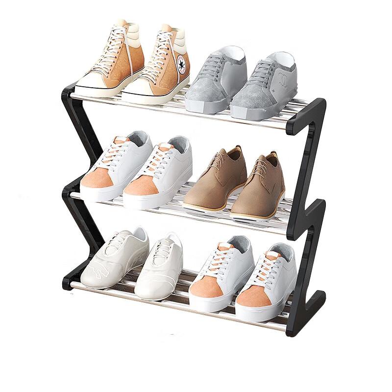 Shoe rack, simple shoe cabinet, dormitory, small household rental room, entrance shoe storage rack, multi-layer movable shoe rack