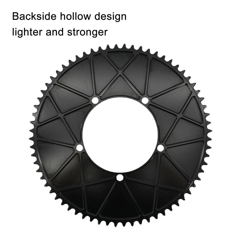 Stone Chainring 130 BCD for Shimano 5700 6700 Round 442T 48 50 58T 62T 66T 70T Road Bike ChainWheel 130bcd for Sram Red 12 speed