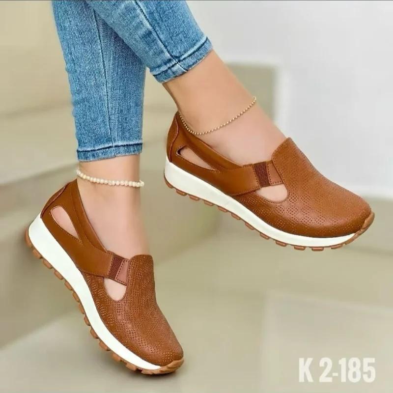 Женские кроссовки Весна Осень Кроссовки с пайетками Женские Кроссовки на невысокой платформе Большого размера Обувь на платформе Женская Zapatos De Mujer