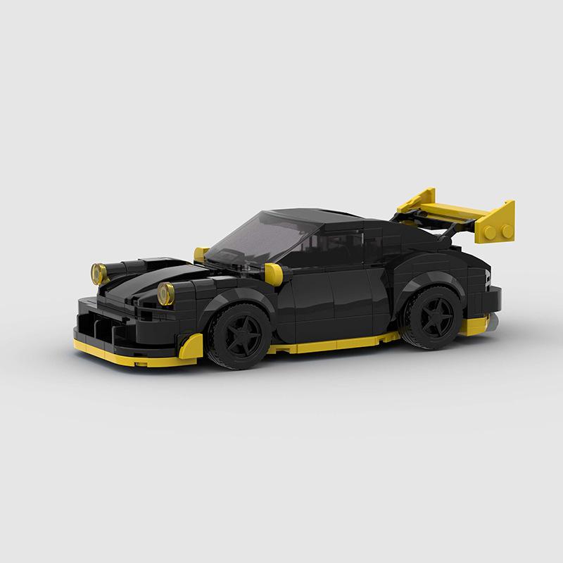 Технический Скоростной Автомобиль MOC Городской Гоночный Автомобиль Ралли Строительные Блоки Набор Кирпичей Ретро Украшение DIY Игрушки Для Детей Взрослых Подарки на День Рождения