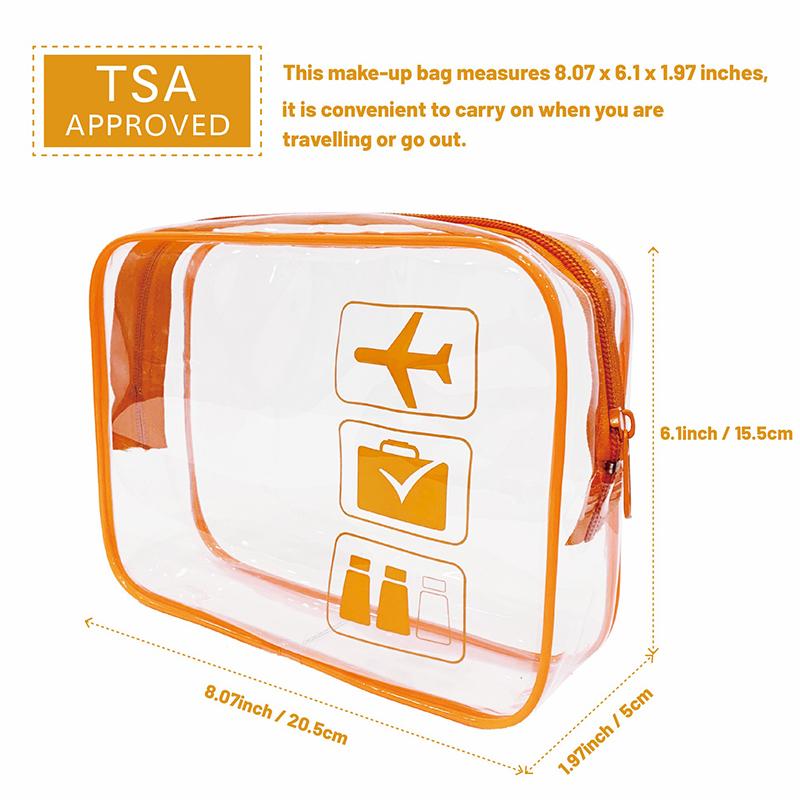 Прозрачная косметичка из ПВХ для женщин на молнии, прозрачные косметички, косметичка для путешествий, органайзер для хранения туалетных принадлежностей для ванной, моющийся мешок