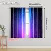2 шт. Звездное небо Космические затемняющие шторы Сине-фиолетовые Космические полиэстеровые шторы Для жилых помещений Машинная стирка