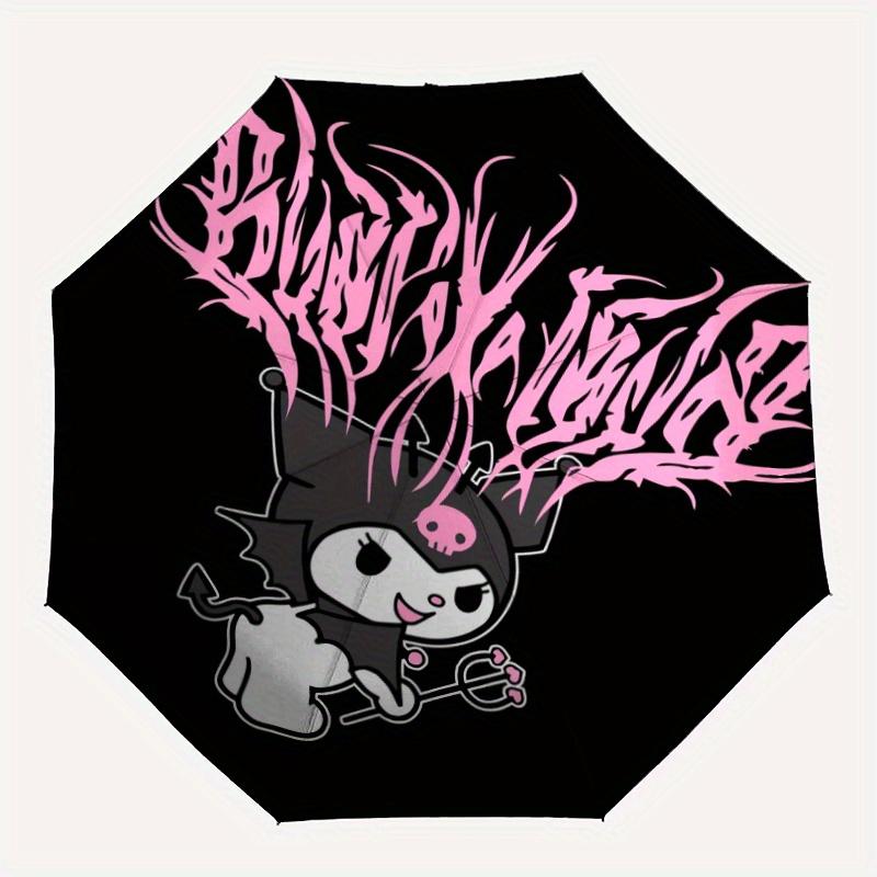 Cool Kuromi Automatic Opening and Closing Folding - A Good Choice for Gifts, Fashionable and Convenient Umbrella With Cute Cartoon Characters, Durable
