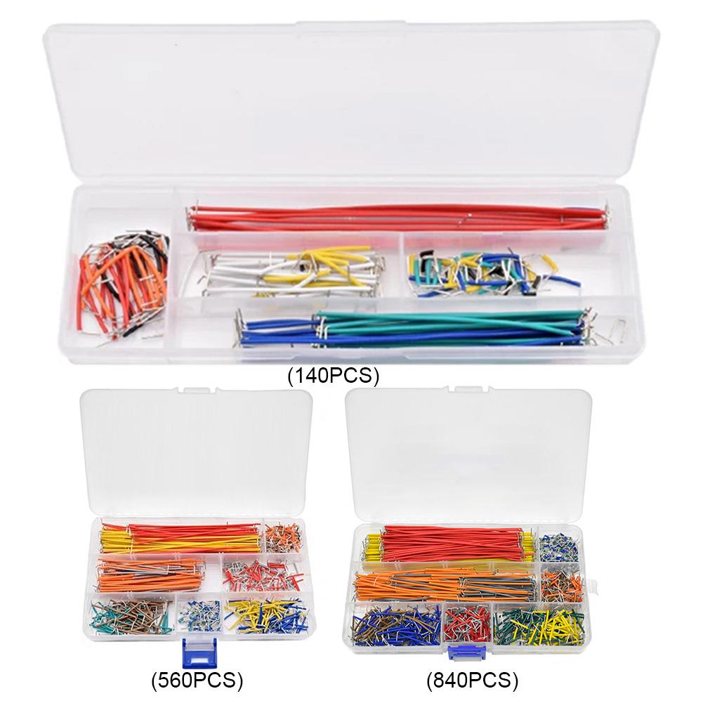 140/560/840 U Shape Wire Bridges U Shape Breadboard Jumper Cable Wire Kit 14 Lengths for PCB Bread Board Prototyping Circuits