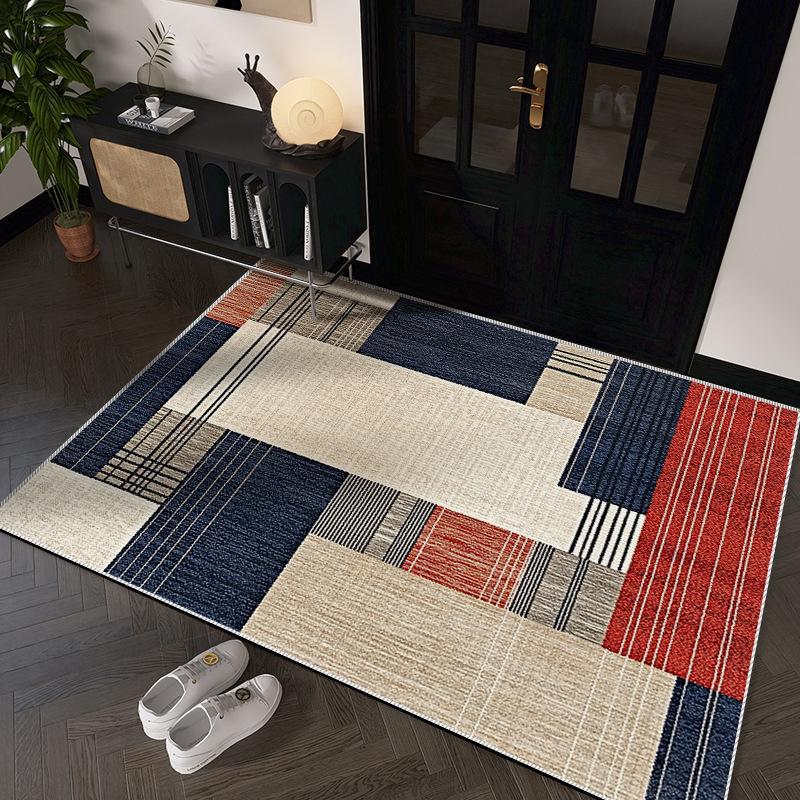 Современный легкий роскошный входной коврик, входной коврик, бытовой дверной коврик, впитывающий нескользящий коврик, пылевой коврик