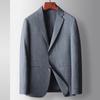 Весна и осень Легкий роскошный деловой однотонный пиджак в западном стиле для среднего и молодого возраста, однотонный однобортный модный пиджак