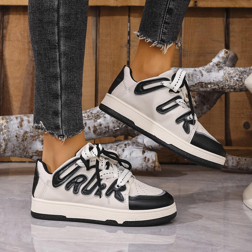Модные женские кроссовки Дизайнерская модная повседневная вулканизированная обувь Высокие кроссовки на платформе Кожаные кроссовки Студенческие спортивные Туфли большого размера для женщин