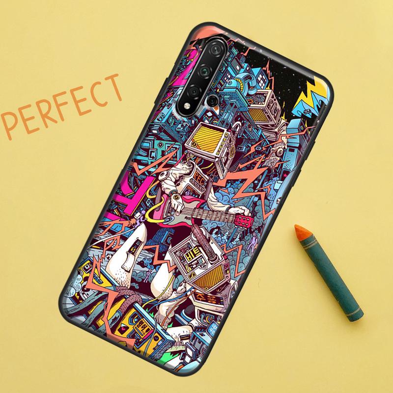 Чехол Graffiti для Huawei Nova 10 9 SE 11 Pro 12i 11i 8i Y60 Y70 Y90 Y61 Y91 Y72 Y73 P20 P40 P30 Lite