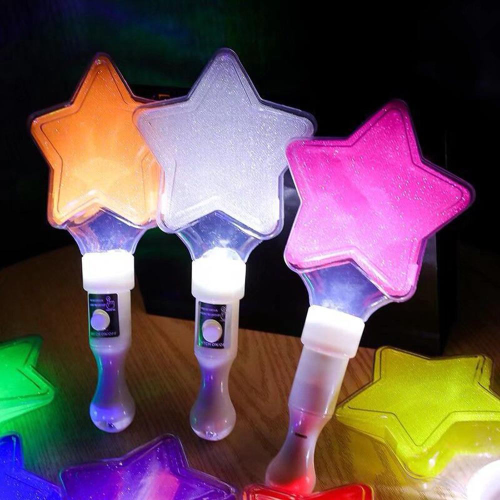Colorful Party Fluorescent Stick Performance Prop Luminous Star Glow Concert Support Stick