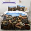 Counter-Strike 2 Bedding Quilt Set Quilt Cover Pillowcase Home Decoration Birthday Gift (1 * duvet cover + 2 * pillowcase, without core)
