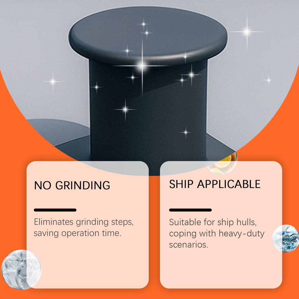 JAKEHOE Rust Converter Paint Compatible No Sanding Needed Home Protection Metal Rust Prevention Coating Eco-Friendly