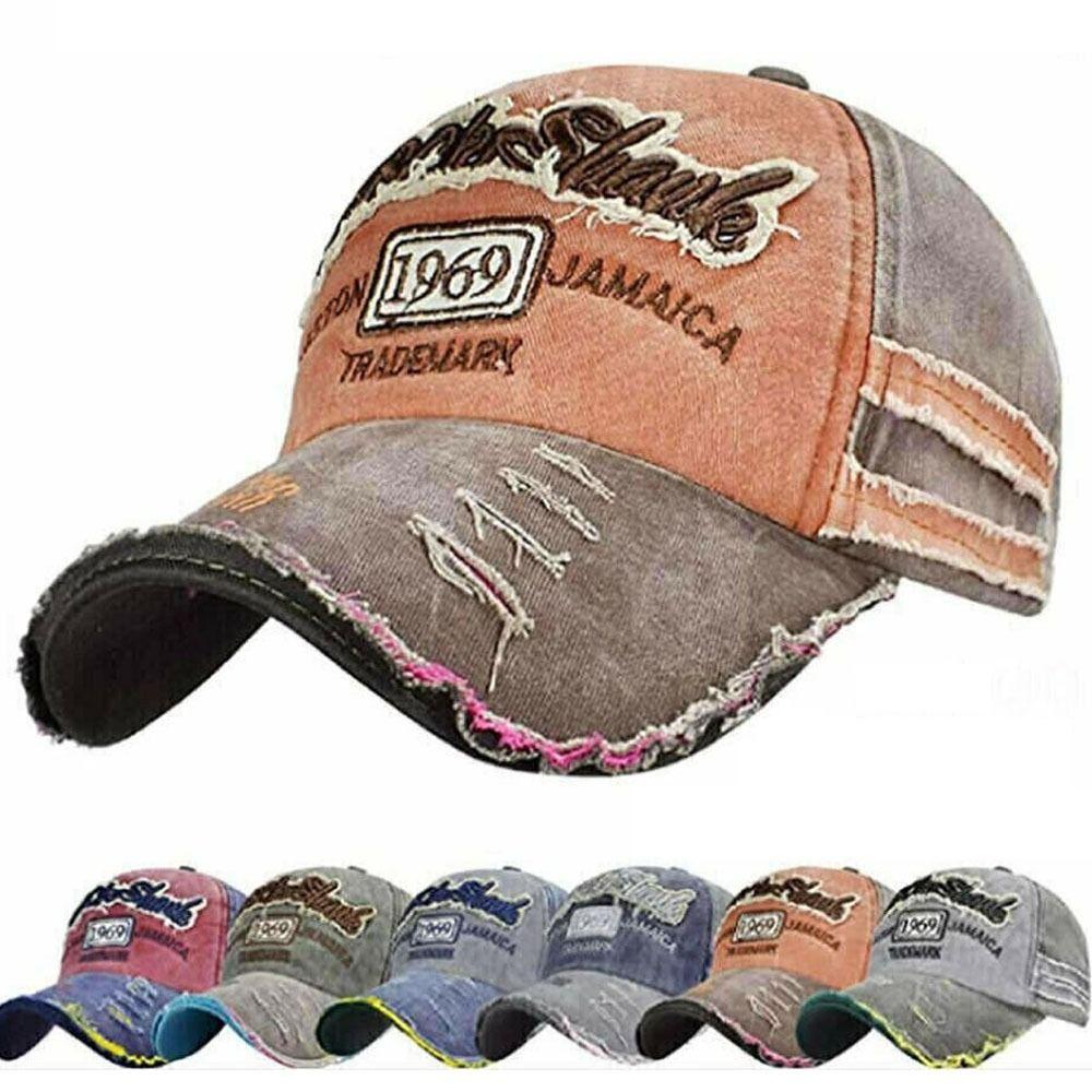 Вышитые Бейсболки Мужские Женские Ретро Стирка Хлопок Snapback Кепки Потертые Выцветшая Кепка Для Активного Отдыха Спортивный Козырек Солнцезащитная Шляпа Унисекс