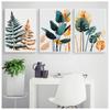 Скандинавские цветные растения, листья, печать плакатов, художественный холст, картина маслом для гостиной, кактус