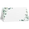 50pcs Blank Table Name Place Cards Paper Message Setting Card Tented Name Card  Banquet Tables