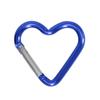 Heart Shaped Carabiner Clip Aluminum Alloy Keychain Clip Spring Snap Hook Camping Backpack Clips Heavy Duty Carabiners