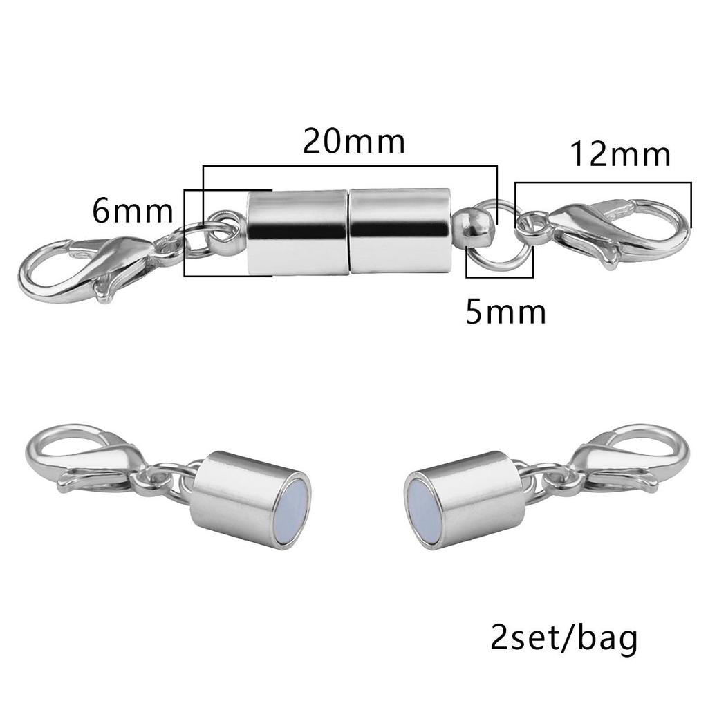 2/5 шт., аксессуары, магнитные застежки-лобстеры для ожерелья, браслета, крючки-шарики-лобстеры