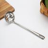 Colander Soup Spoon Anti-scalding Long Handle Thick Stainless Steel Strainer Skimmer Porridge Hot Pot Spoon Cooking Tools