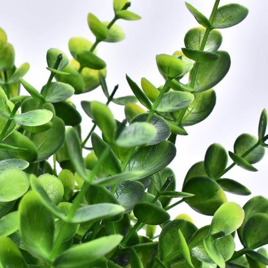 1шт искусственный эвкалипт шаровидный листья зеленые растения домашний офис сад декор