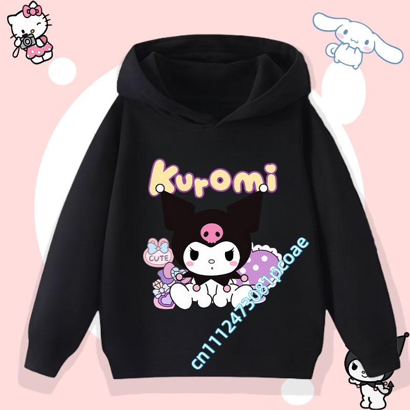 Boys' Sport Shirt Girls' Casual Top Cartoon Print Fall/Winter Pullover Shirt Children's Hooded Sweatshirt