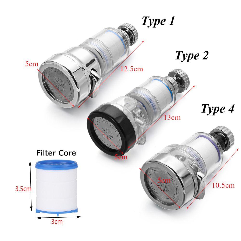 360° Aerator Connector Sprayer Filter Diffuser Tap Head Swivel Tap Water Purifier Faucet Nozzle