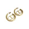 Dior 30 Montaigne Hoop Earrings Vintage Gold Women earrings E1285MTGMT-D907