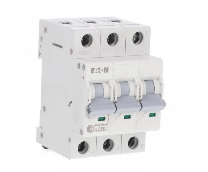 Circuit breaker 3P C 25A 6kA AC xPole Home HN-C25/3 194893