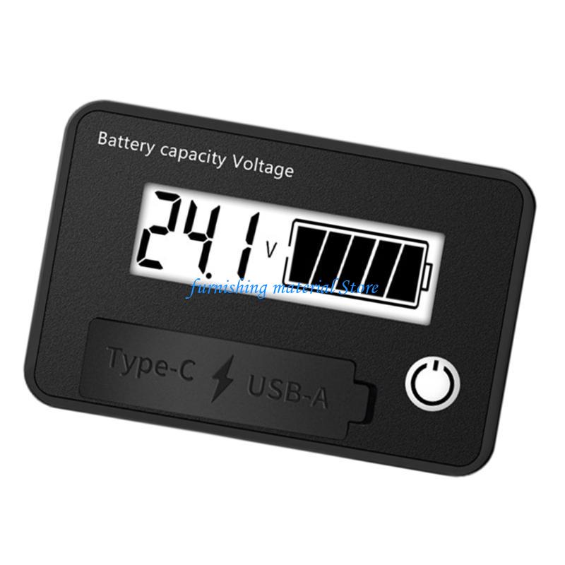Y5GD Waterproof Car Battery Levels 8-30V Battery Capacity Meter